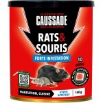 Kalanka - caussade anti rats & souris - forte infestation - lieux secs & humides - 10 sachets ptes fluorescen ...