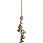 Kalanka - cloches de sorci�re, m�tal carillons eoliens fait a la main cloche protection de porte ornements ...
