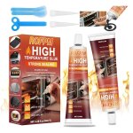 Kalanka - colle haute temperature four, silicone haute temperature, colle pour vitre four, mastic refractaire ...