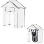 Kalanka - couvercle etanche transparente pour bouton de sonnette, couvercle en plastique r�sistant aux ...