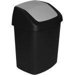 Kalanka - curver swing - poubelle 15l - couvercle basculant - pour cuisine, bureau, salle de bain - 24, ...