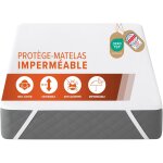 Kalanka - dreamway - protege matelas 140x190 cm - imperm�able et r�sistant - alese 140x190 cm - protection ...