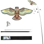 Kalanka - effaroucheur d'oiseaux en forme de cerf volant, protection des plantes, pour la ferme et le ...