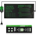 Kalanka - ensemble de tapis chauffant et thermostat pour semis, coussin chauffant imperméable pour serre ... Kalanka - ensemble de tapis chauffant et thermostat pour semis, coussin chauffant imperméable pour serre ...