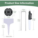 Kalanka - etiquettes et stylos pour plantes d'extérieur 30 pces piquets de jardin avec tampons etiquettes ... Kalanka - etiquettes et stylos pour plantes d'extérieur 30 pces piquets de jardin avec tampons etiquettes ...