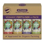 Kalanka - - fertiliser veganic 4 - pack - kit complet d'engrais v�g�talien - 4 x 250 ml - engrais organiques, ...