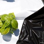 Kalanka - film de for�age 1, 40 x 10 m black&white cover blanc / noir, film anti - mauvaises herbes pour ...