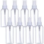 Kalanka - flacon spray vide - 8 flacons pulvrisateurs transparents en plastique - portable - vaporisateur ...
