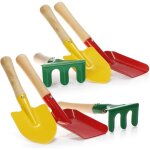 Kalanka - com - four� ensemble d'outils de jardin 6 pi�ces ¿ petit r�teau, pelle et b�che en m�tal ...