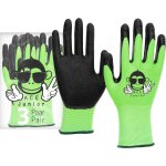 Kalanka - gants de jardinage junior - gants pour petits jardiniers - vert - 9 - 10 ans (lot de 3) Kalanka - gants de jardinage junior - gants pour petits jardiniers - vert - 9 - 10 ans (lot de 3)