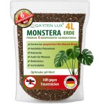 Kalanka - garten lux monstera terreau sans tourbe 4 l ¿ 6 en 1 contre les sciarides substrat arode ...
