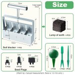 Kalanka - handheld terreau blocker 2  terreau blocker set de 8 pièces terreau blocker avec kit de semis ... Kalanka - handheld terreau blocker 2  terreau blocker set de 8 pièces terreau blocker avec kit de semis ...