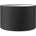 Kalanka - home sweet home moderne abat - jour bling cylindre 35 / 35 / 21cm noir abat - jour en tissu ...