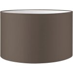 Kalanka - home sweet home moderne abat - jour bling cylindre 35 / 35 / 21cm taupe abat jour tissu pour ...