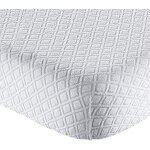 Kalanka - housse de matelas sanity en eponge avec angles 90x200 + 25 une place