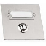 Kalanka - huber bouton de sonnette en métal - bouton de sonnette avec plaque signalétique - bouton de ... Kalanka - huber bouton de sonnette en métal - bouton de sonnette avec plaque signalétique - bouton de ...