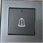 Kalanka - interrupteur de sonnette, 8, 6ã—8, 6cm bouton sonnette exterieur en verre trempé avec vis, ... Kalanka - interrupteur de sonnette, 8, 6ã—8, 6cm bouton sonnette exterieur en verre trempé avec vis, ...