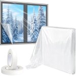 Kalanka - isolant fenetre anti froid film isolant fenetre anti froid 1, 6 x10 m transparent film fenetre ...