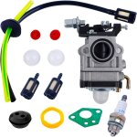 Kalanka - kit de carburateur pour dbroussailleuse, kit de 12 accessoires de carburateur comprenant carburateu ...
