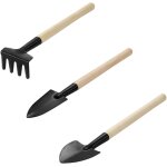 Kalanka - kit de jardinage de 3 pi�ces avec r�teau et pelle pour plantes succulentes et plantes grasses ...