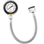 Kalanka - manomtre de pression d'eau 0 - 11 bar avec double chelle 160 psi 3 / 4bsp vers 1 / 2bsp, ...