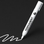 Kalanka - marqueur blanc, marqueur blanc permanent, imperm�able et � s�chage rapide, largeur de trait ...