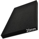 Kalanka - mousse de filtre  air 20mm d'paisseur 28x15cm universelle  dcouper pour scooter moto quad ...