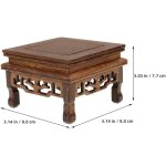 Kalanka - ornements en bois pour plantes - piédestal oriental - support en bois pour bonsaï - support ... Kalanka - ornements en bois pour plantes - piédestal oriental - support en bois pour bonsaï - support ...