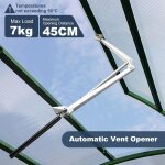 Kalanka - ouvre - fenêtre automatique pour serre - kit d'aération thermique 15 - 30c avec ressort galvanisé, ... Kalanka - ouvre - fenêtre automatique pour serre - kit d'aération thermique 15 - 30c avec ressort galvanisé, ...