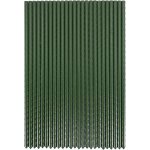 Kalanka - paquet de 25 piquets de jardin en métal avec revêtement en plastique pour plantes, supports ... Kalanka - paquet de 25 piquets de jardin en métal avec revêtement en plastique pour plantes, supports ...
