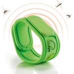 Kalanka - - parakito - bracelet anti - moustiques rechargeable - 2 recharges incluses - 1 mois d'utilisation ...