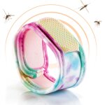 Kalanka - parakito - bracelet anti - moustiques rutilisable - 2 plaquettes incluses aux huiles essentielles ...