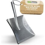 Kalanka - pelle metal - ramasse poussiere metalique 37 cm pour jardin balayage ext�rieur - rectangulaire ...
