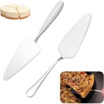 Kalanka - pelle a tarte, 2 pcs ensemble de pelle � tarte et couteau � g�teau pelle � g�teau en acier ...