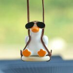 Kalanka - pendentif canard oscillant pour voiture, ornement r�troviseur, d�coration et cadeau d'anniversaire ...