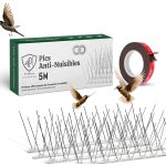 Kalanka - pic anti pigeon - 5 mètres - acier inoxydable - 5m de double face inclus - pique anti oiseaux ... Kalanka - pic anti pigeon - 5 mètres - acier inoxydable - 5m de double face inclus - pique anti oiseaux ...