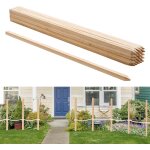 Kalanka - piquets de clture jardin en bois, lot de 25, poteaux bois  pointe 19, 05 x 19, 05 x 1219, ...