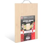 Kalanka - planche  dcouper en bambou, cutting board double face - 20 x 30 x 1, 8 cm - epaisse et durable ...
