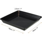 Kalanka - plante soucoupes 7 pouce, 10 paquet carr plastique fleur pot plus epais plantes gouttes plateaux ...