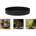 Kalanka - plateau décoratif noir rond, réutilisable pot a bonsai, pot bonsai, convient utilisation intérieure ... Kalanka - plateau décoratif noir rond, réutilisable pot a bonsai, pot bonsai, convient utilisation intérieure ...