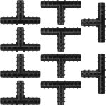 Kalanka - poeland gardena lot de 10 raccords de tuyau en t 16 mm (1 / 2 ), en plastique noir, raccord ... Kalanka - poeland gardena lot de 10 raccords de tuyau en t 16 mm (1 / 2 ), en plastique noir, raccord ...