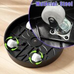 Kalanka - porte plante a roulettes, soucoupe à roulettes, support rond pour pot de fleurs chariot mobile ... Kalanka - porte plante a roulettes, soucoupe à roulettes, support rond pour pot de fleurs chariot mobile ...