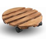 Kalanka - porte plante a roulettes supports de pots de fleurs à roulettes roues silencieuses 360 avec ... Kalanka - porte plante a roulettes supports de pots de fleurs à roulettes roues silencieuses 360 avec ...