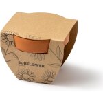 Kalanka - pot en terre cuite avec graines de tournesol, avec substrat, pot biodégradable et sac de substrat ... Kalanka - pot en terre cuite avec graines de tournesol, avec substrat, pot biodégradable et sac de substrat ...