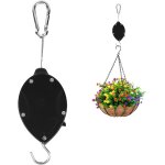 Kalanka - poulie de crochet pour plantes, cintre rtractable pour plantes, facile  atteindre, crochet ...