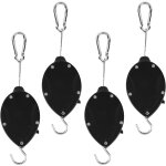 Kalanka - poulie de crochet pour plantes, cintre rtractable pour plantes, facile  atteindre, crochet ...