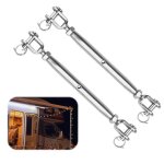 Kalanka - pucio c�ble tendeur inox 2pcs m6 ridoir tendeur d'auvent, tendeur inox, tendeur de corde, tendeur ...