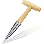 Kalanka - rauboziqi semoir en acier inoxydable, outil de jardinage � main, 1 unit�, corrosion free, bois, ...