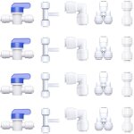Kalanka - refrigerateur tuyau connecteur, 20pcs kit filtre  eau universel raccord de connecteur 1 / ...