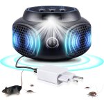 Kalanka - rpulseur de rongeurs  ultrasons avec lampe lectronique  brancher pour la lutte contre les ...